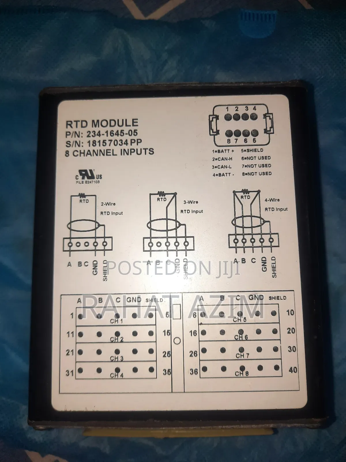 Cat Generator RTD Module