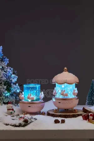 Photo - Bunny's Carousel Night Light Projector 
 Key Features:
