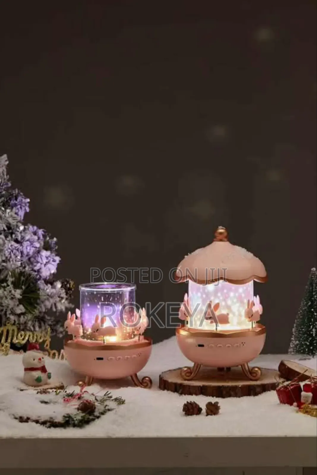 Bunny's Carousel Night Light Projector 
 Key Features: