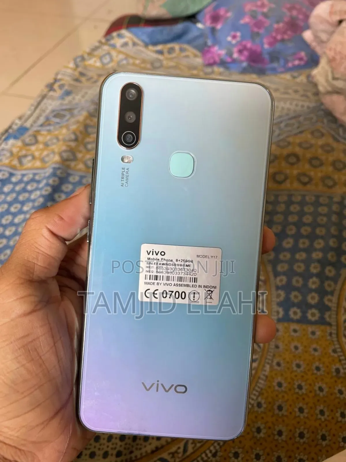 New Vivo Y17 256 GB Blue