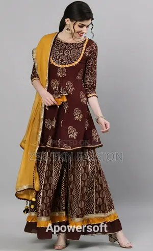 Photo - এসি কটন কুর্তি(থ্রি পিস) for Girls Fashion