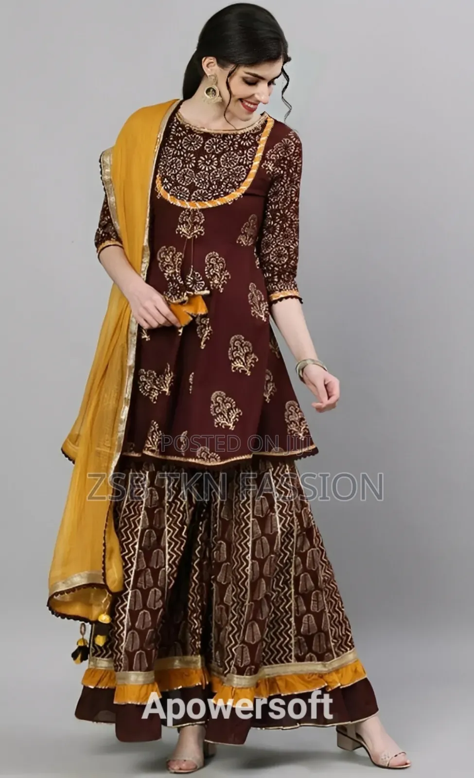 এসি কটন কুর্তি(থ্রি পিস) for Girls Fashion