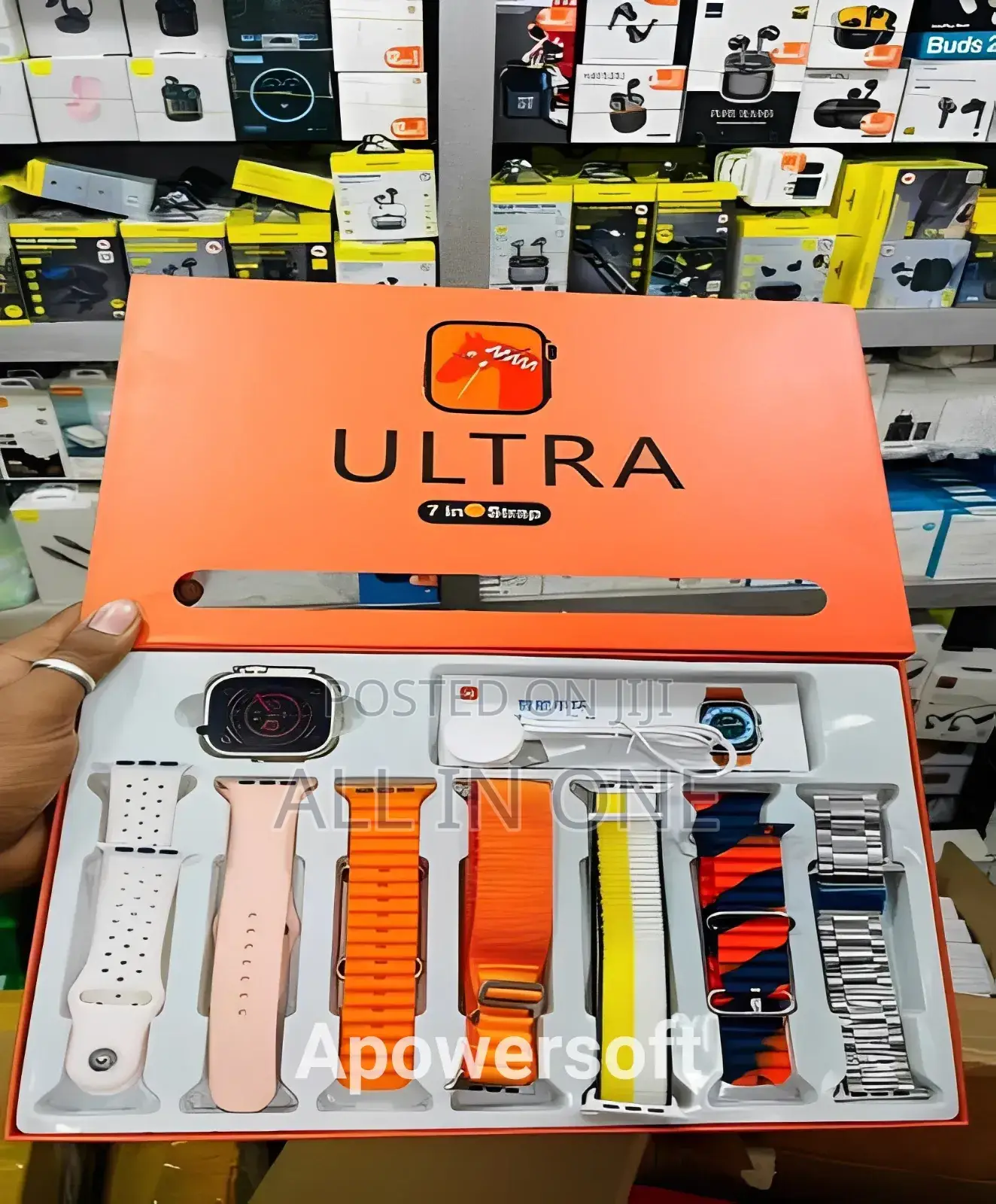 Ultra 7 in 1 Strap Smart Watch 
 Strap H