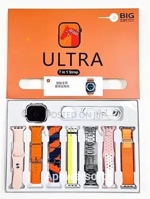 Ultra 7 in 1 Strap Smart Watch 
 Strap H