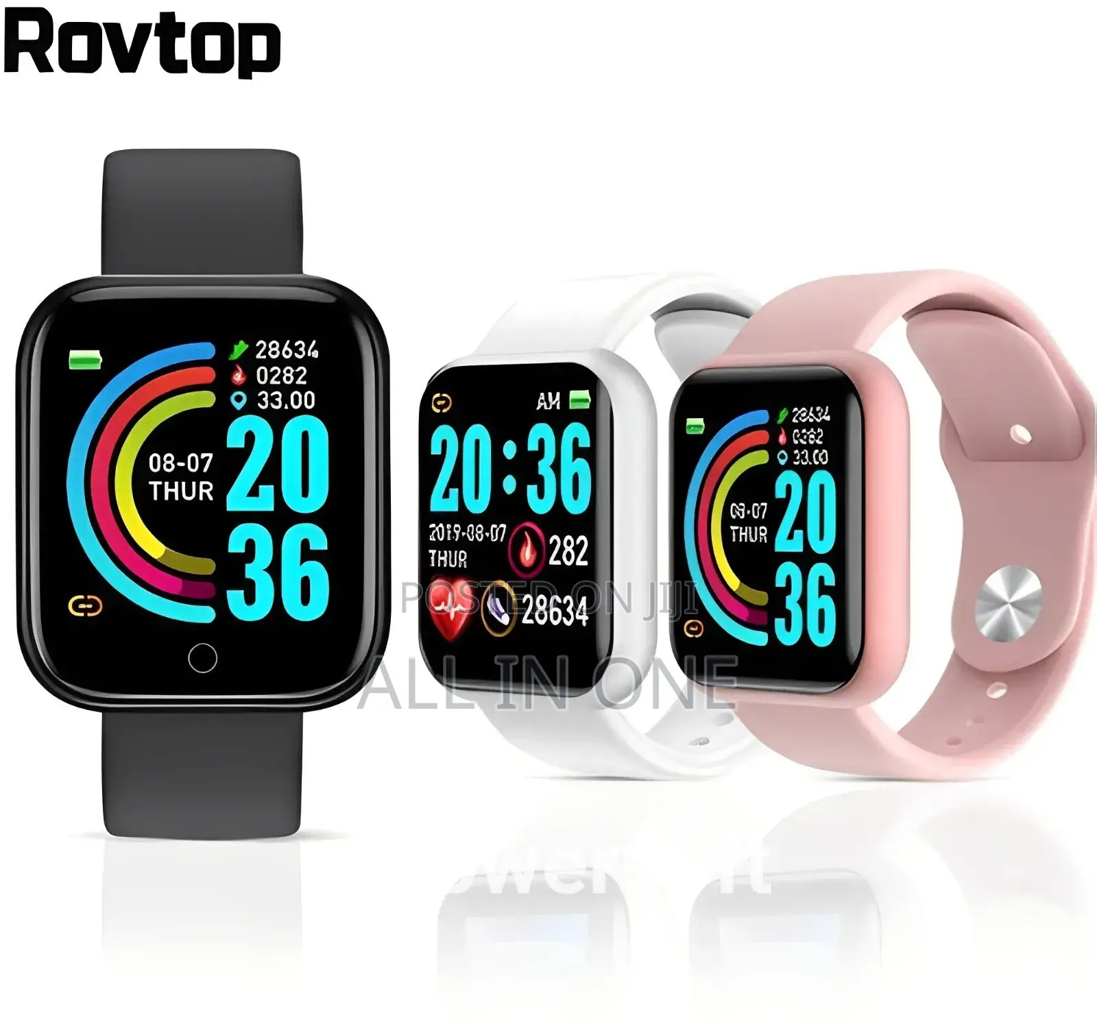 Rovtop Y68 Bluetooth Smart Watch