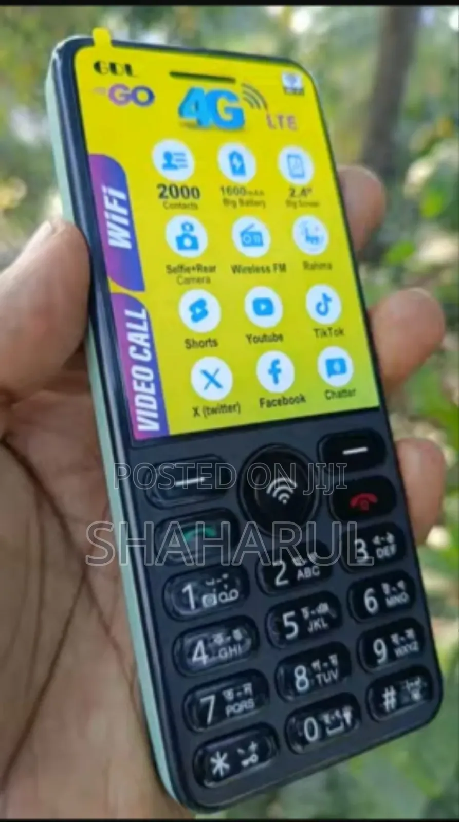 New Mobile Phone Blue