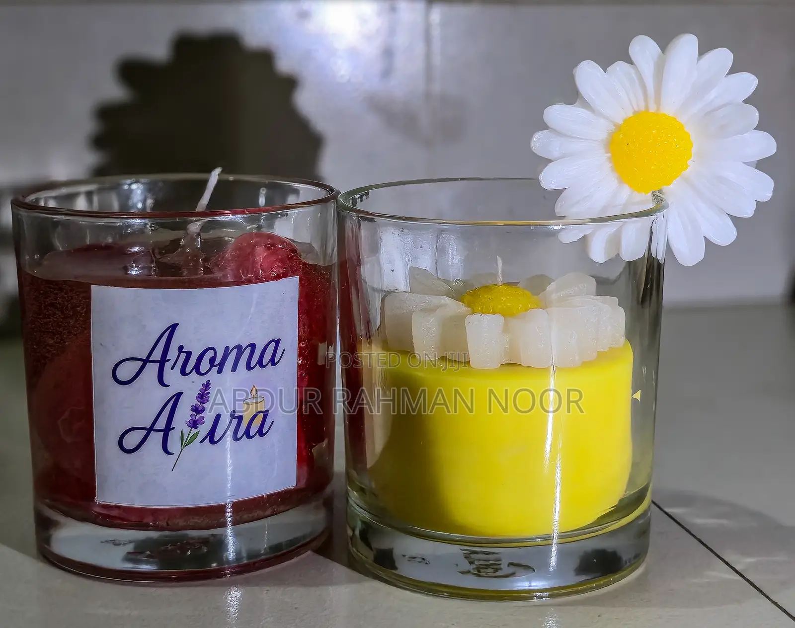 2 Pieces Jar Candles