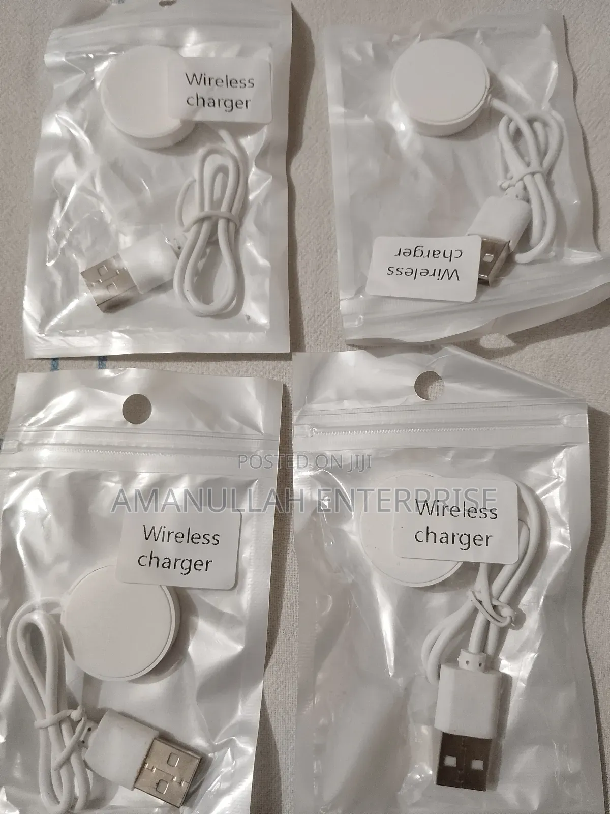 Wireless Charger, Likely Designed for a Smartwatch or Similar Small.