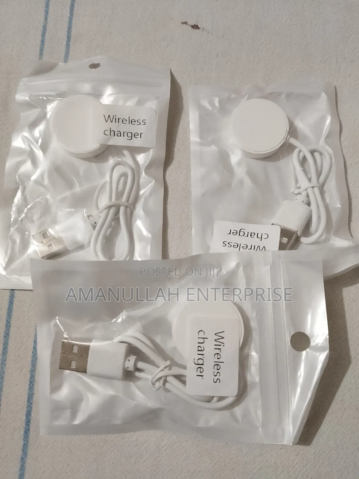 Wireless Charger, Likely Designed for a Smartwatch or Similar Small.