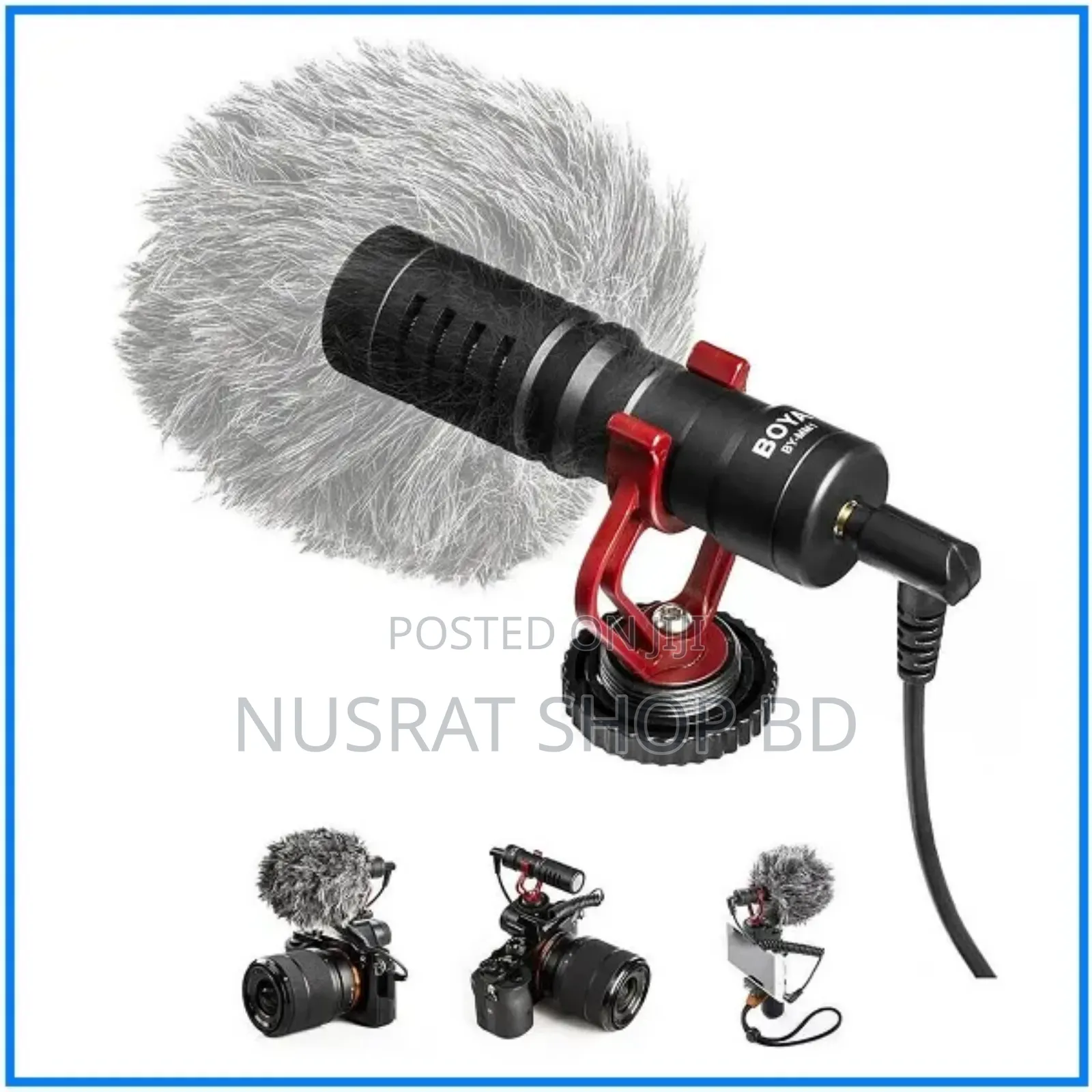 Boya by-Mm1 Cardioid Condenser Microphone Code : 10719