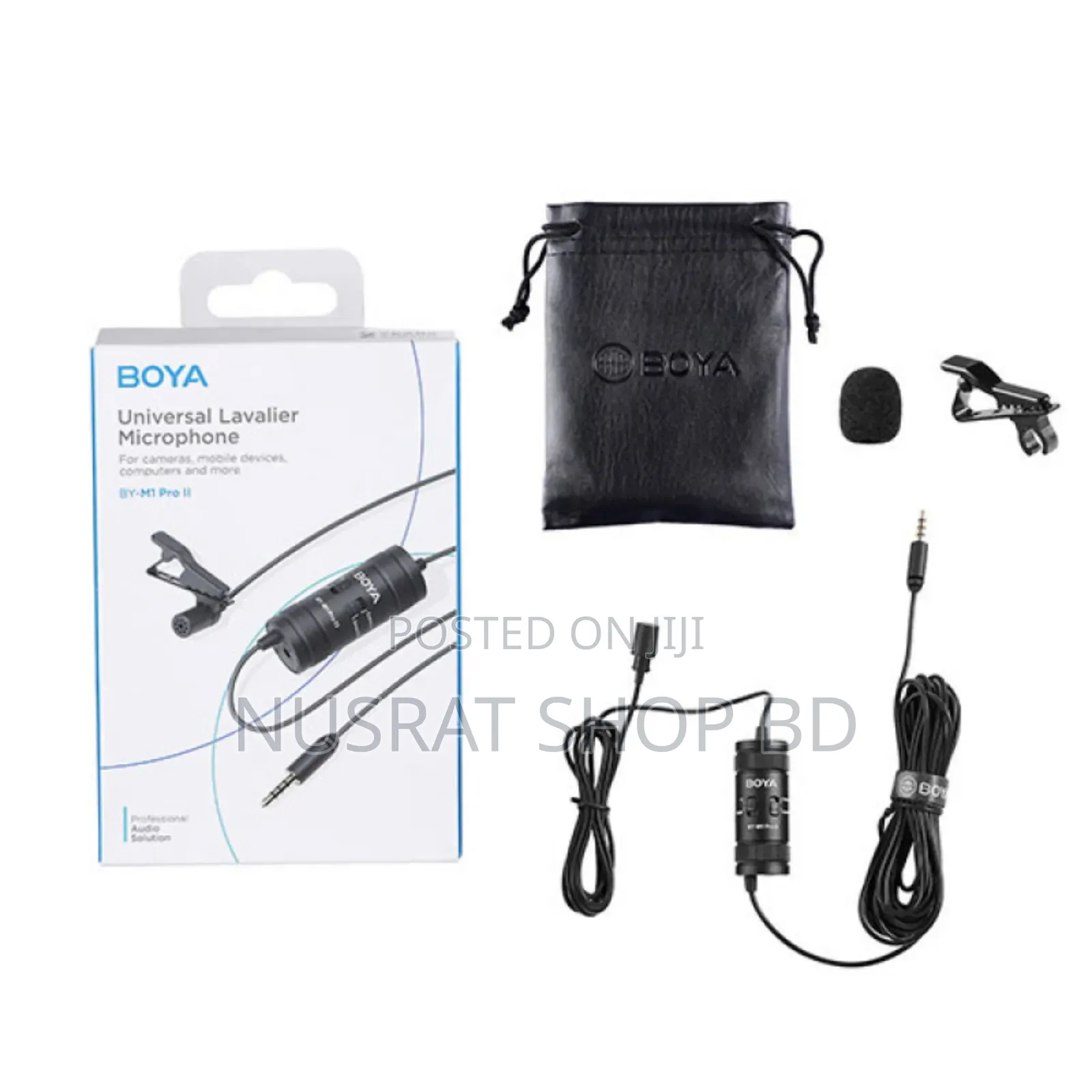 Boya by-M1 Pro Ii Universal Lavalier Microphone-No Need Batteries10706