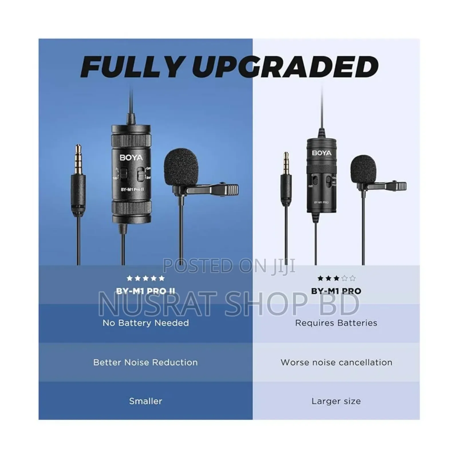 Boya by-M1 Pro Ii Universal Lavalier Microphone-No Need Batteries10706