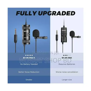 Boya by-M1 Pro Ii Universal Lavalier Microphone-No Need Batteries10706