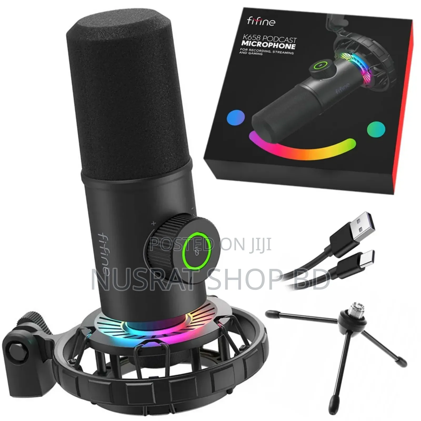 Fifine Usb Dynamic Microphone
Code : 9994
