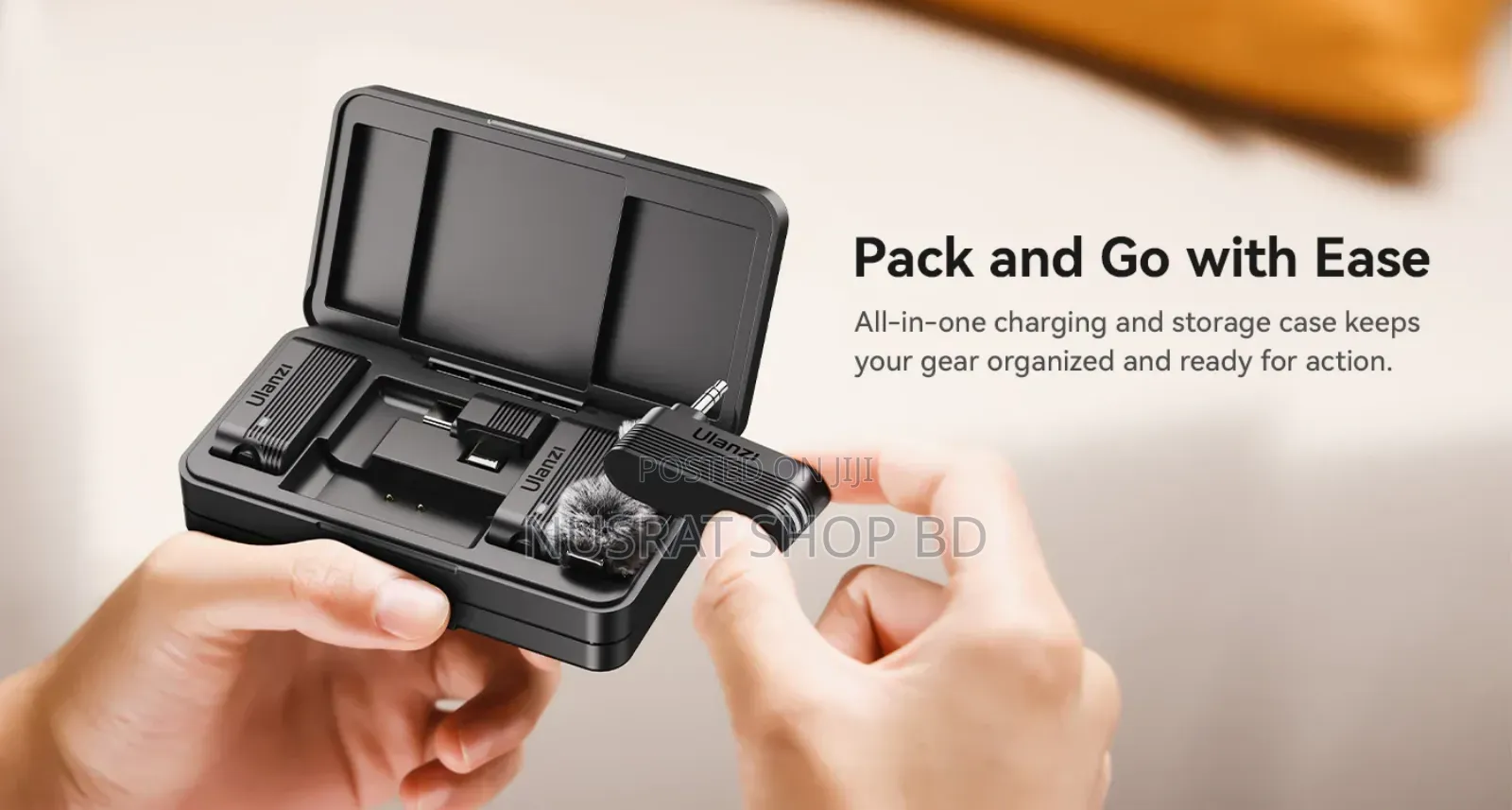 Ulanzi A100 Wireless Lavalier Microphone Code : 8957