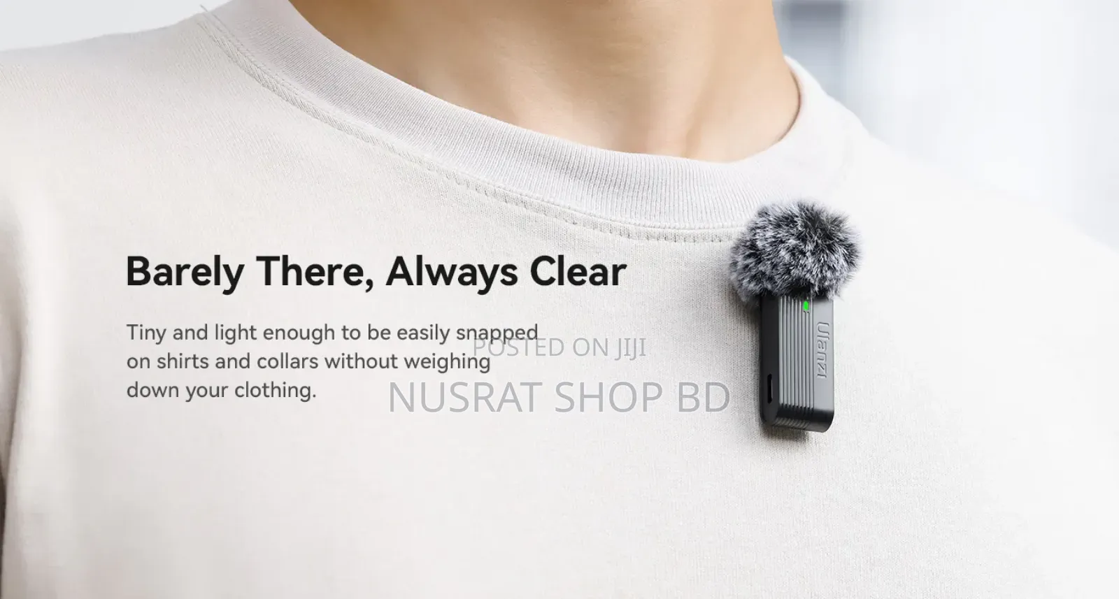 Ulanzi A100 Wireless Lavalier Microphone Code : 8957