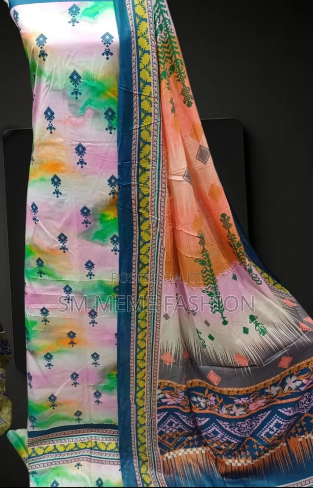 Digital Print Cotton Three Piece