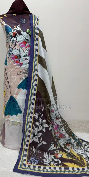 Digital Print Cotton Three Piece