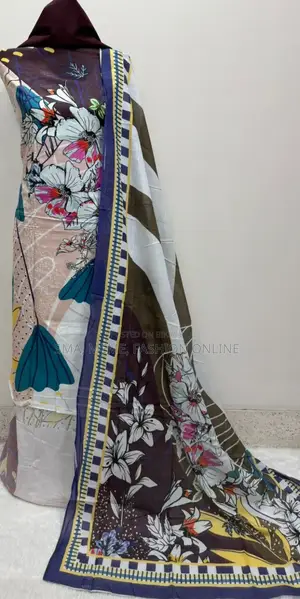 ডিজিটাল প্রিন্ট কটন থ্রি পিস