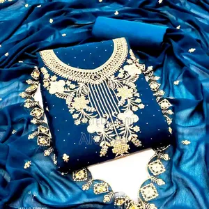 Georgette Embroidery Four Piece