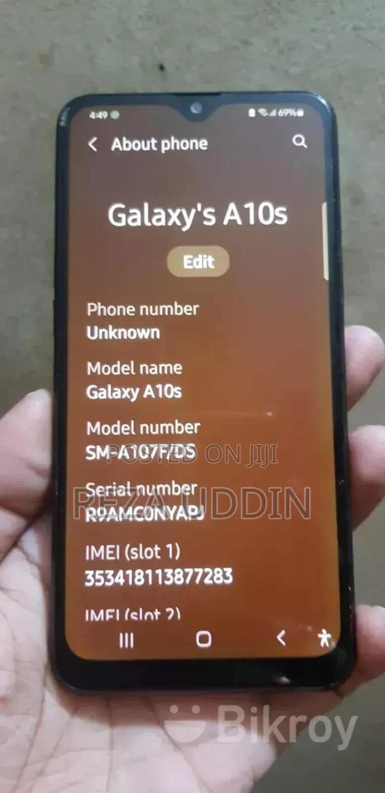 New Samsung Galaxy A10s 32 GB Black