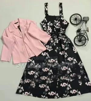 Western Denim Style Ladies Blazer Gown Tops