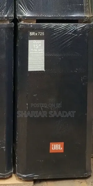 12" JBL Speaker Box With 4-Transistor Bluetooth Amplifier Attached