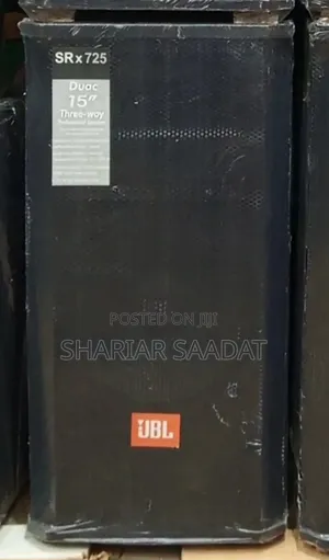 12" JBL Speaker Box With 4-Transistor Bluetooth Amplifier Attached