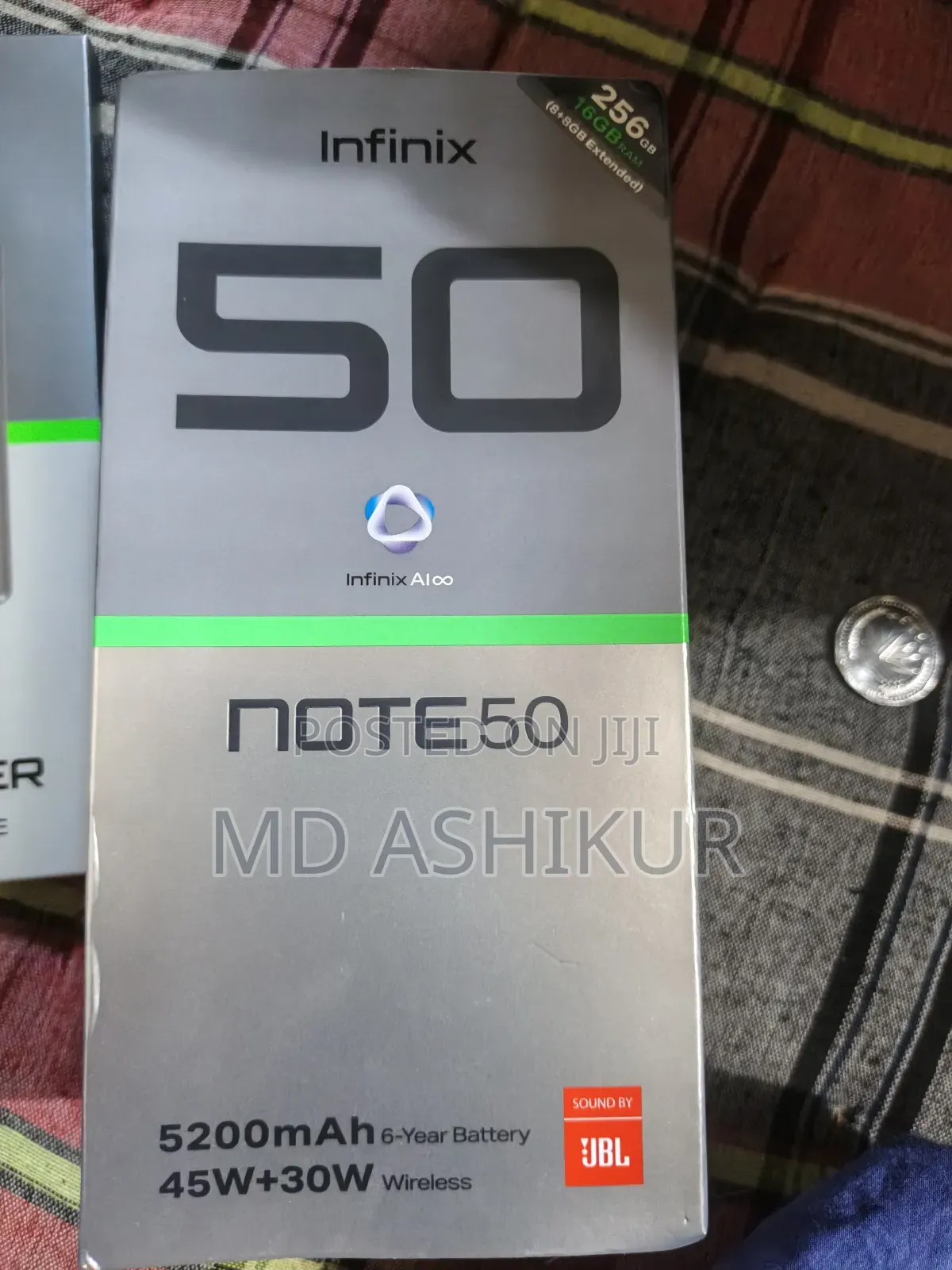 Infinix Note 50 4G 256 GB Black