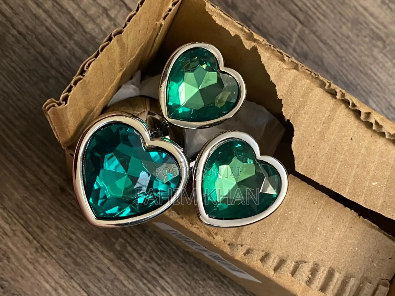 3pcs Set Luxury Metal Butt Toys Butt Plug Kit Adult Anal Plugs Woman