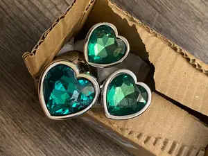 3pcs Set Luxury Metal Butt Toys Butt Plug Kit Adult Anal Plugs Woman