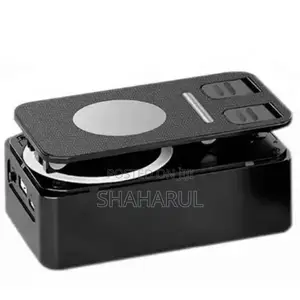  Rotating Foldable Cell Phone Stand With Bluetooth Speaker