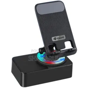 Photo - 3-in-1 Power Bank With Bluetooth Speaker and Rotating Phone Stand