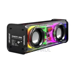 Photo - V8 Transparent Mechanical TWS Subwoofer Wireless Bluetooth Speaker