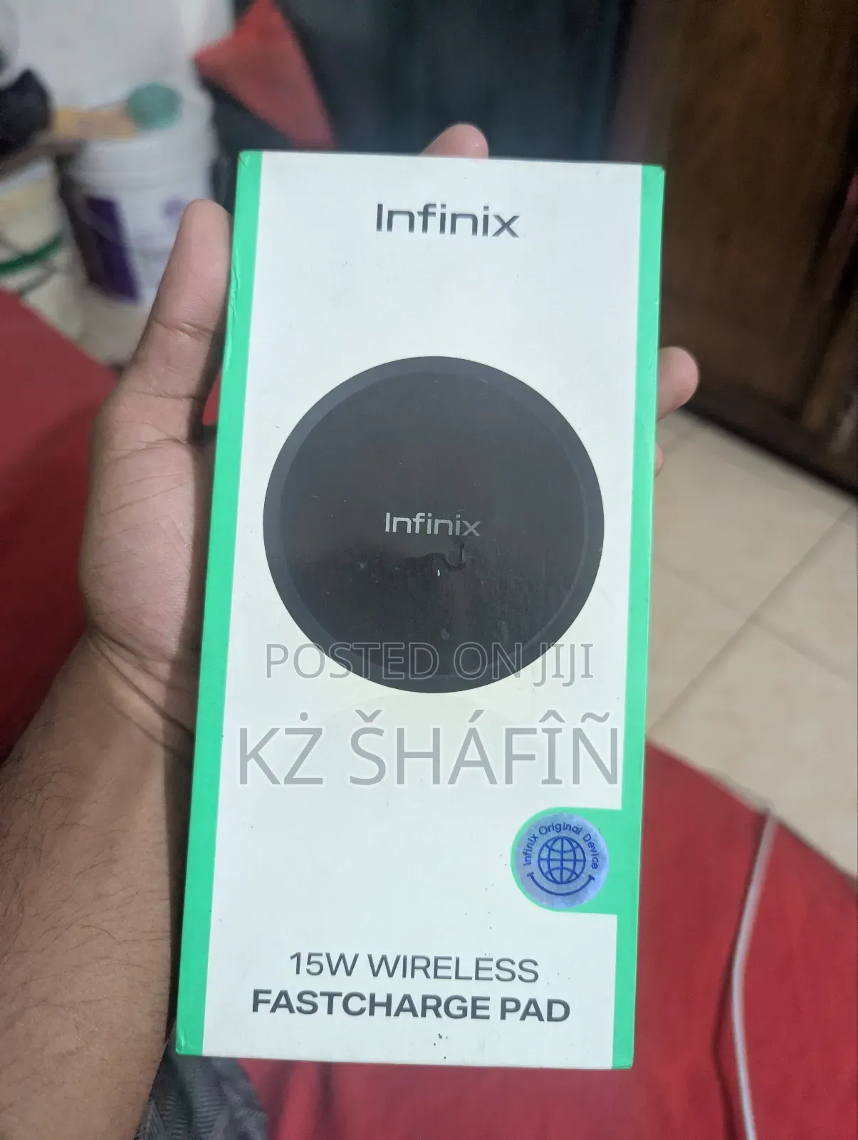 Infinix 15w Wireless Fastcharge Pad