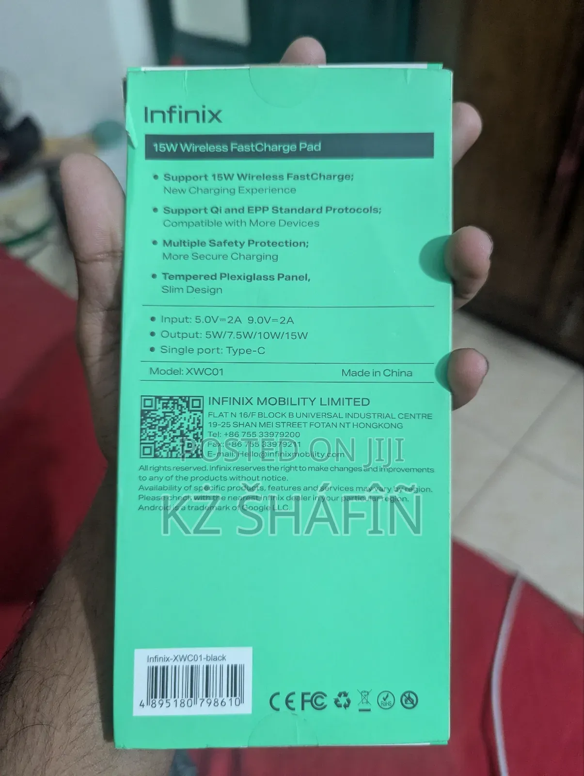 Infinix 15w Wireless Fastcharge Pad
