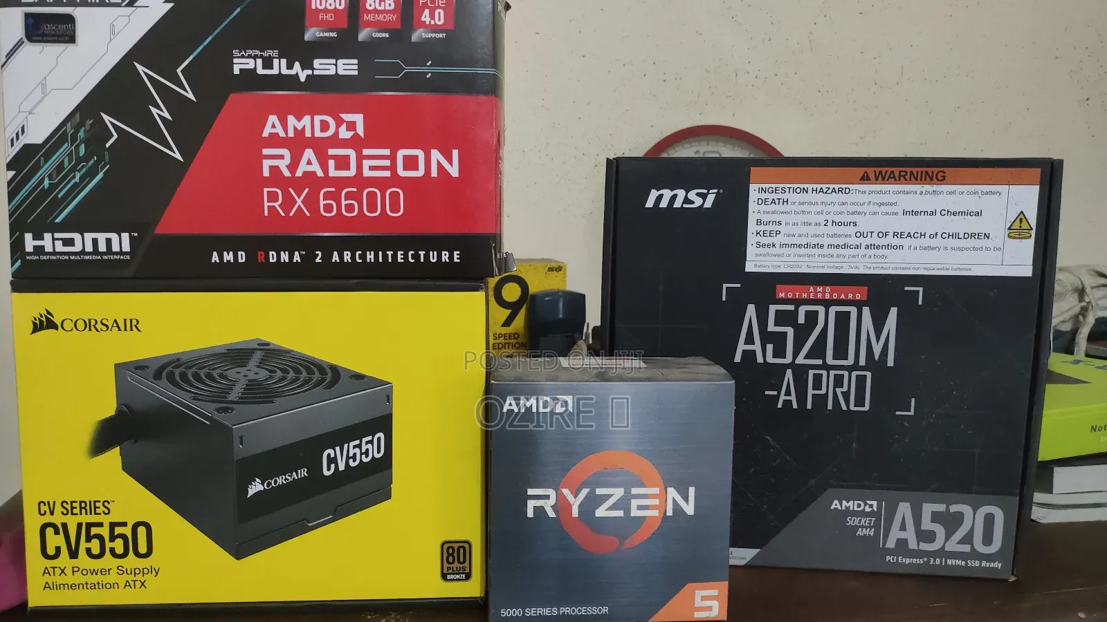 Desktop Computer 16GB AMD Ryzen 5 SSD 128GB