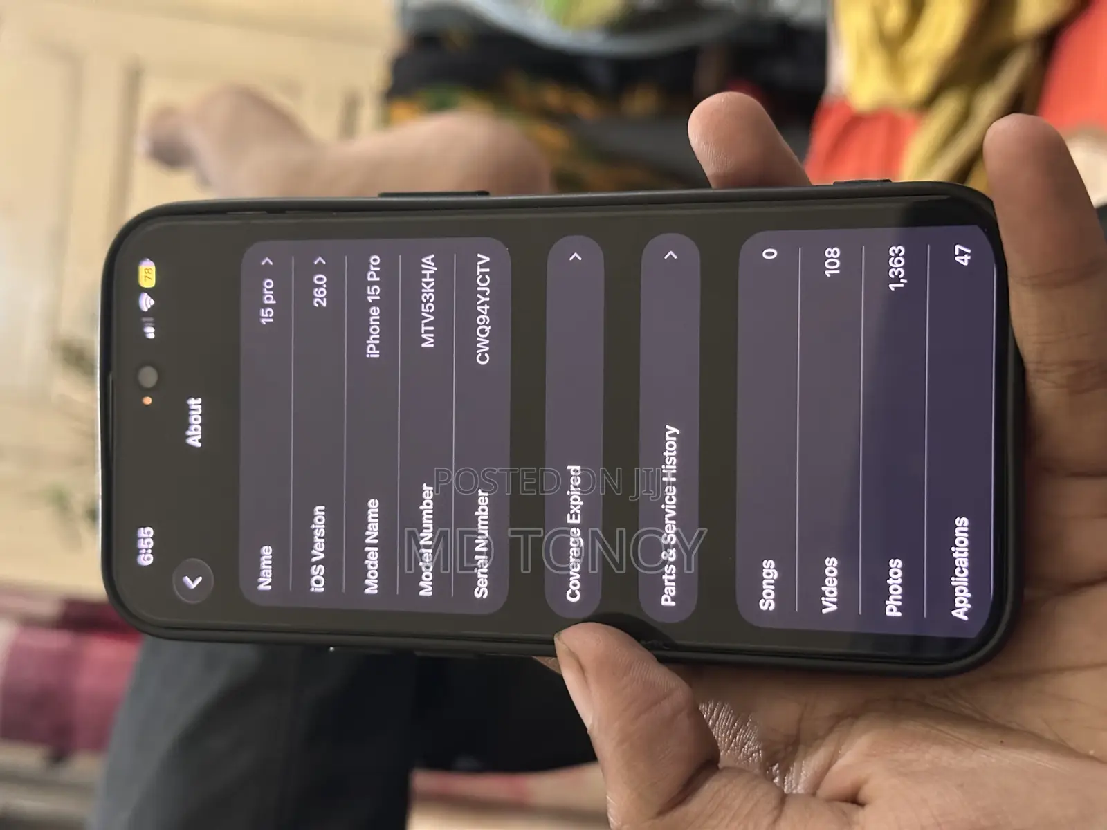 Apple iPhone 15 Pro 256 GB Gray