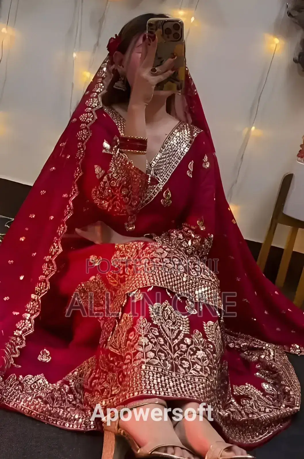 জর্জেট থ্রি-পিস High Quality Work Dress for Girls