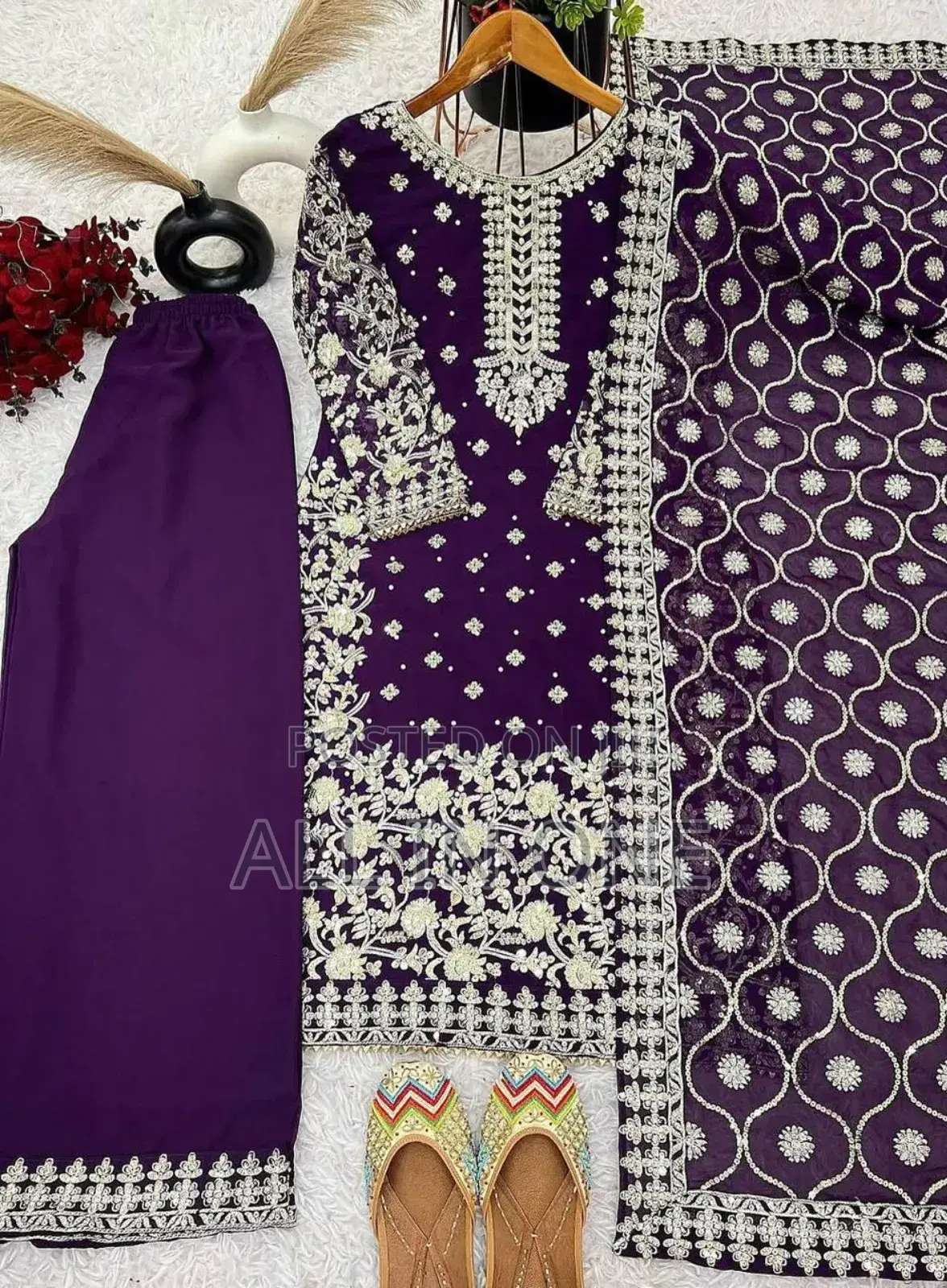 জর্জেট থ্রি-পিস Hit Viral Collection New Update High Quality Work