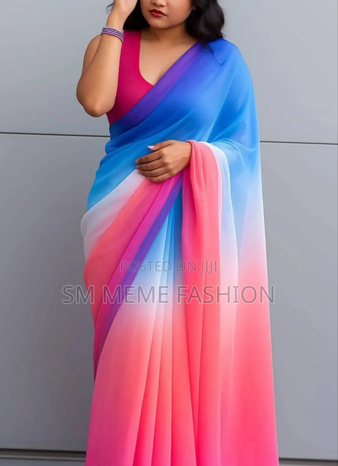 রংধনু জর্জেট শাড়ি