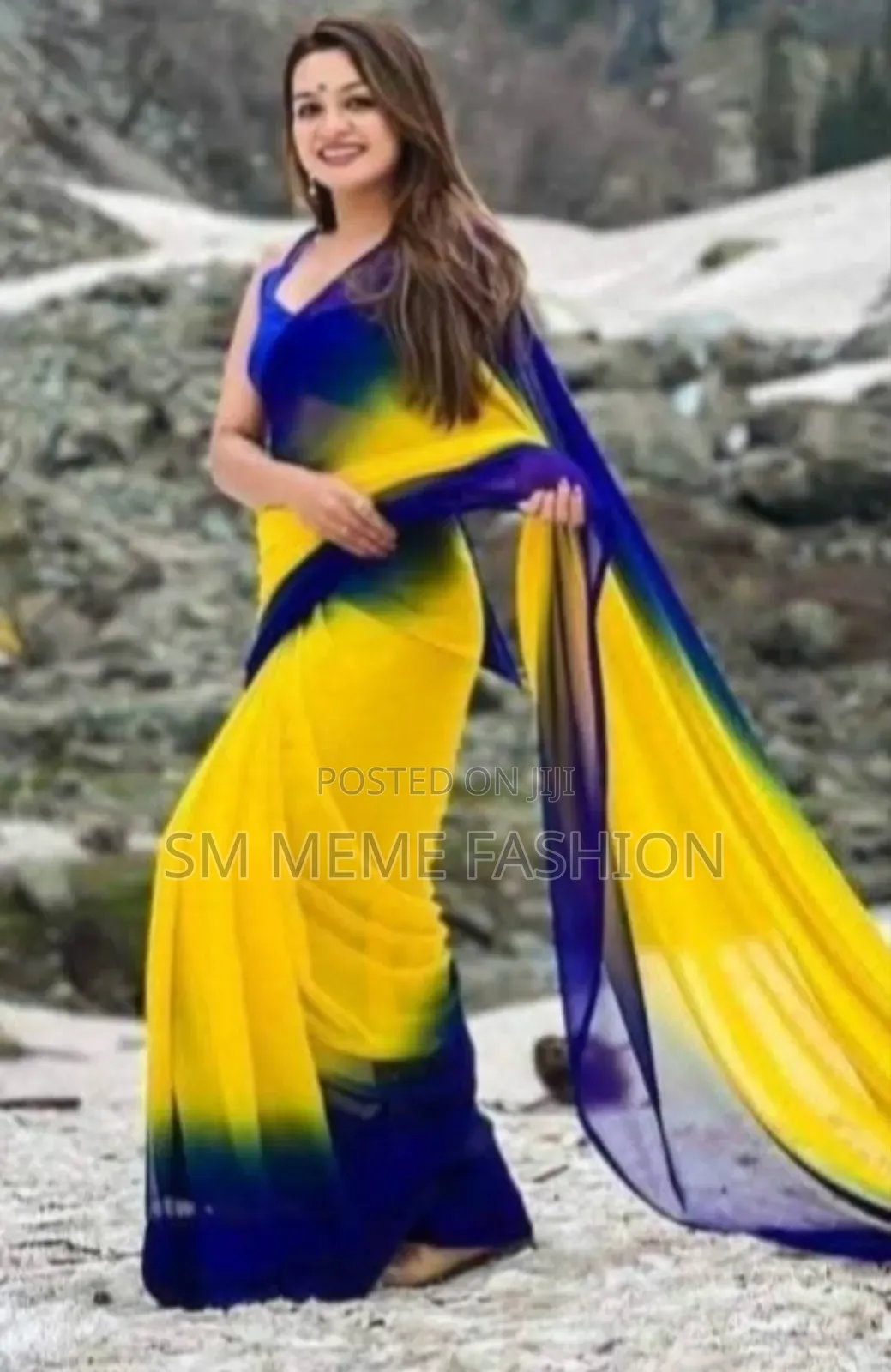রংধনু জর্জেট শাড়ি