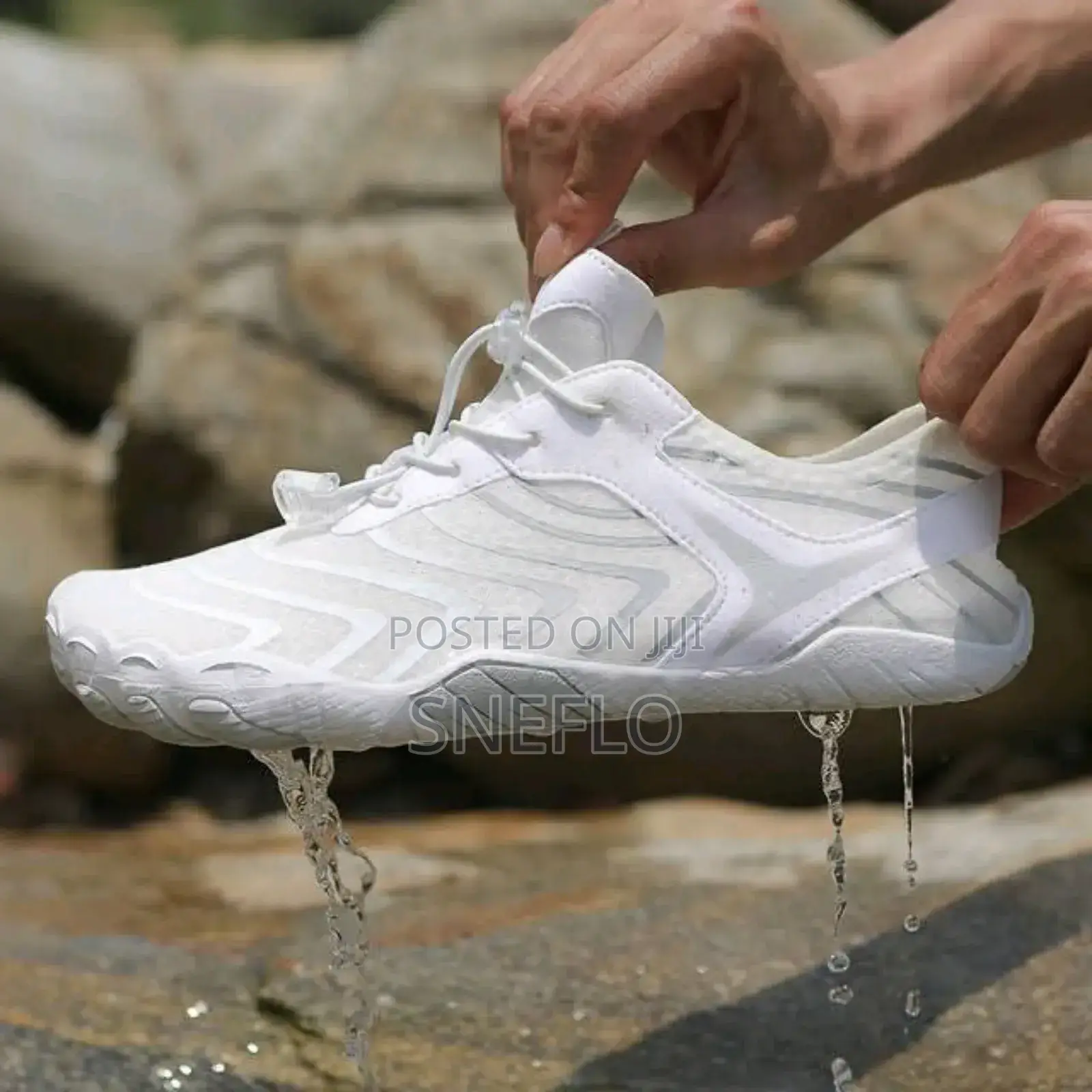 Unisex Upstream Water Swimming Sports Shoes – Snowfall |A026 Series|