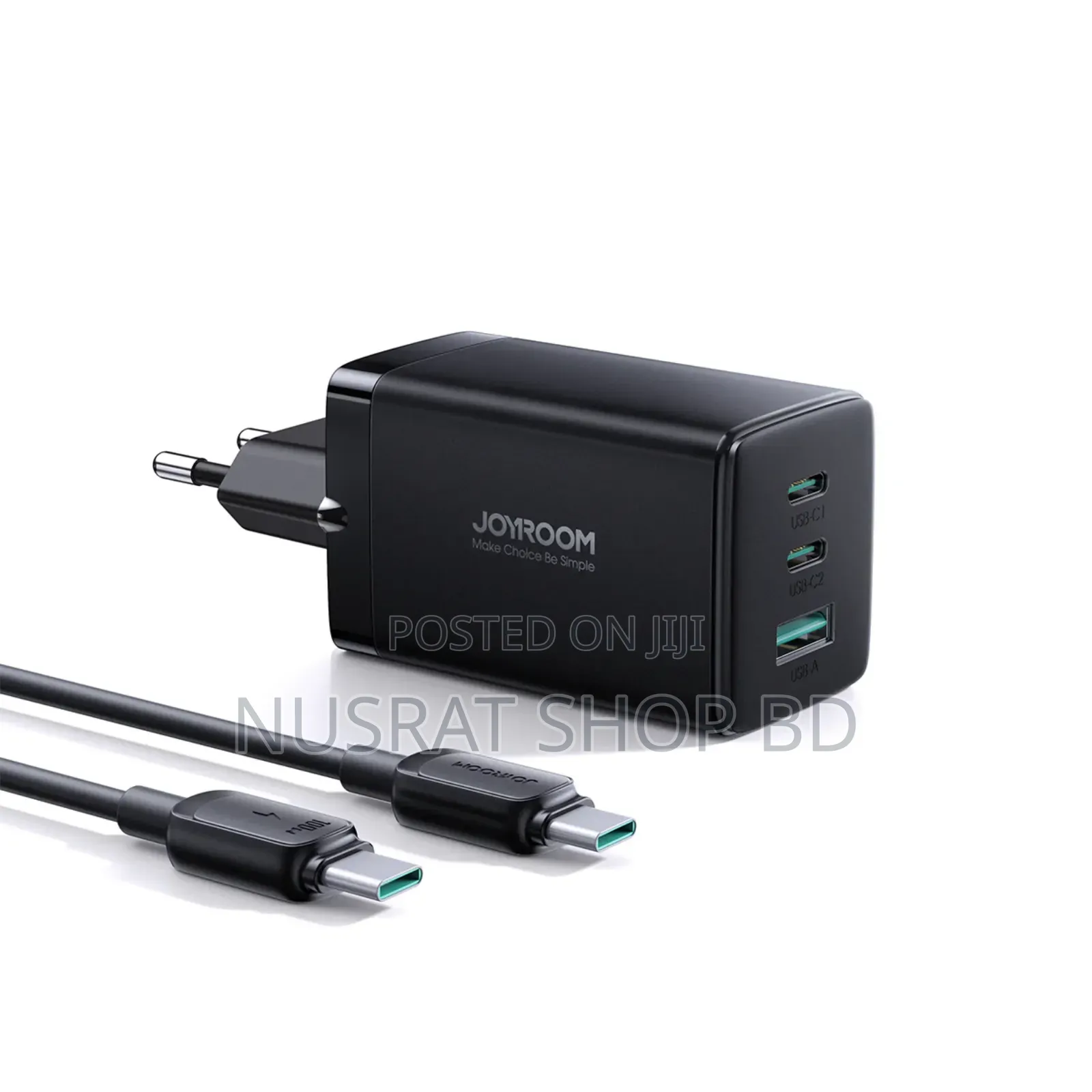 Joyroom Jr-Tcg01 Gan Ultra 65w 2c1a Fast Charger Code : 11162