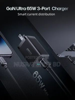 Joyroom Jr-Tcg01 Gan Ultra 65w 2c1a Fast Charger Code : 11162