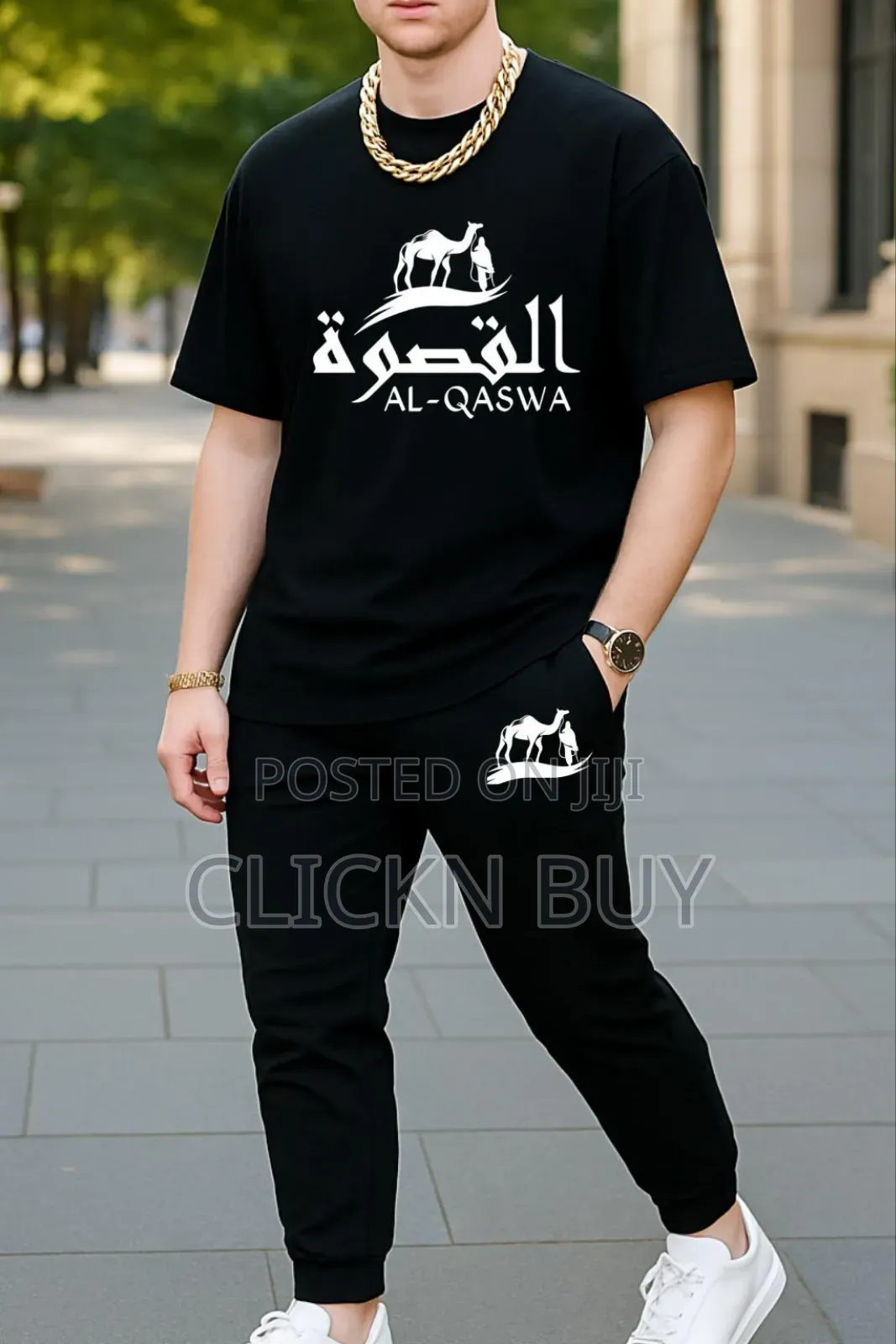 Export Quality 100% Cotton Fabrics Tshirt Trouser Combo Set