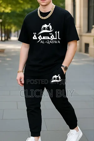 Export Quality 100% Cotton Fabrics Tshirt Trouser Combo Set