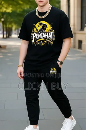 Photo - Export Quality 100% Cotton Fabrics Tshirt Trouser Combo Set