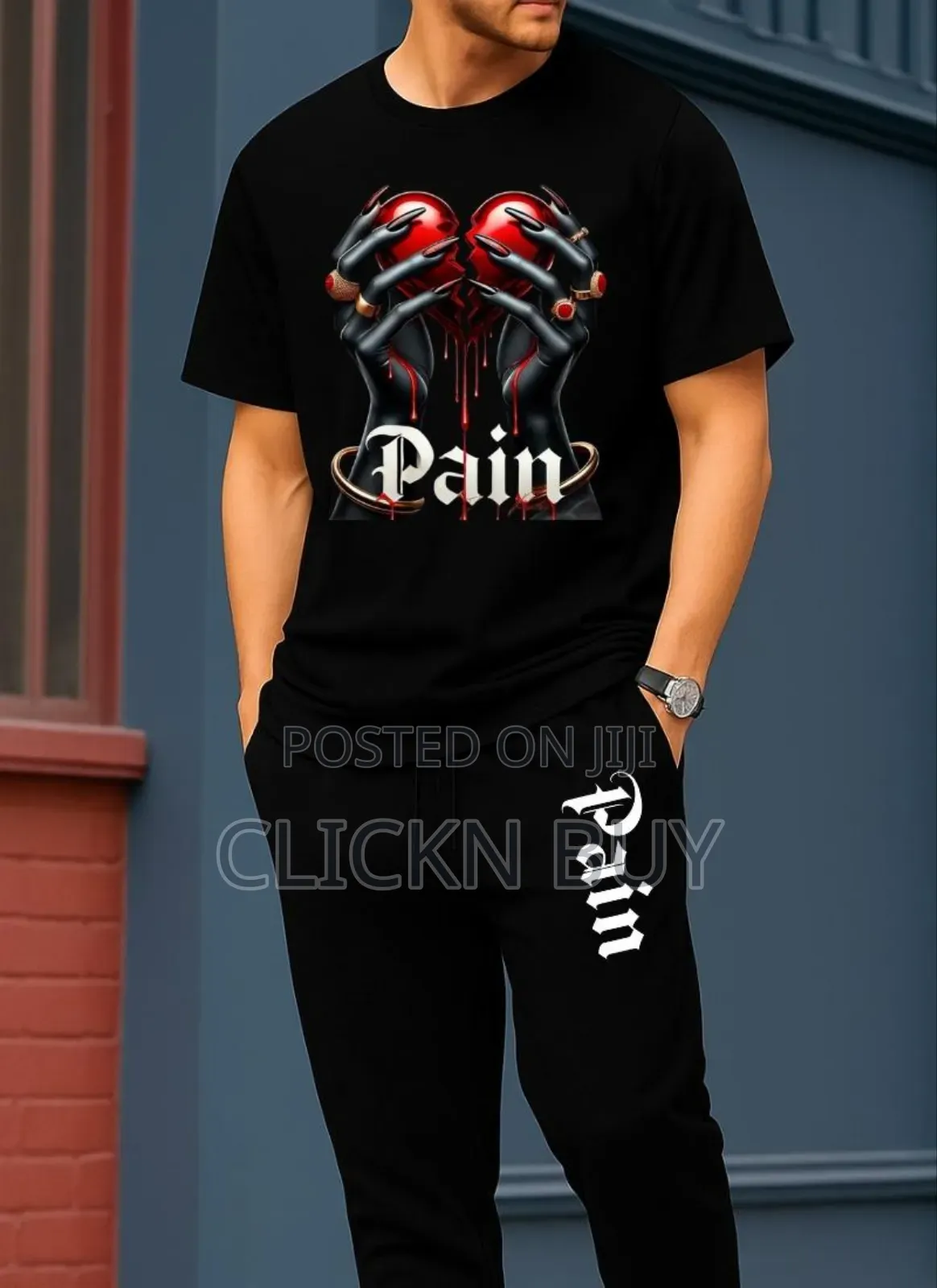 Export Quality 100% Cotton Fabrics Tshirt Trouser Combo Set