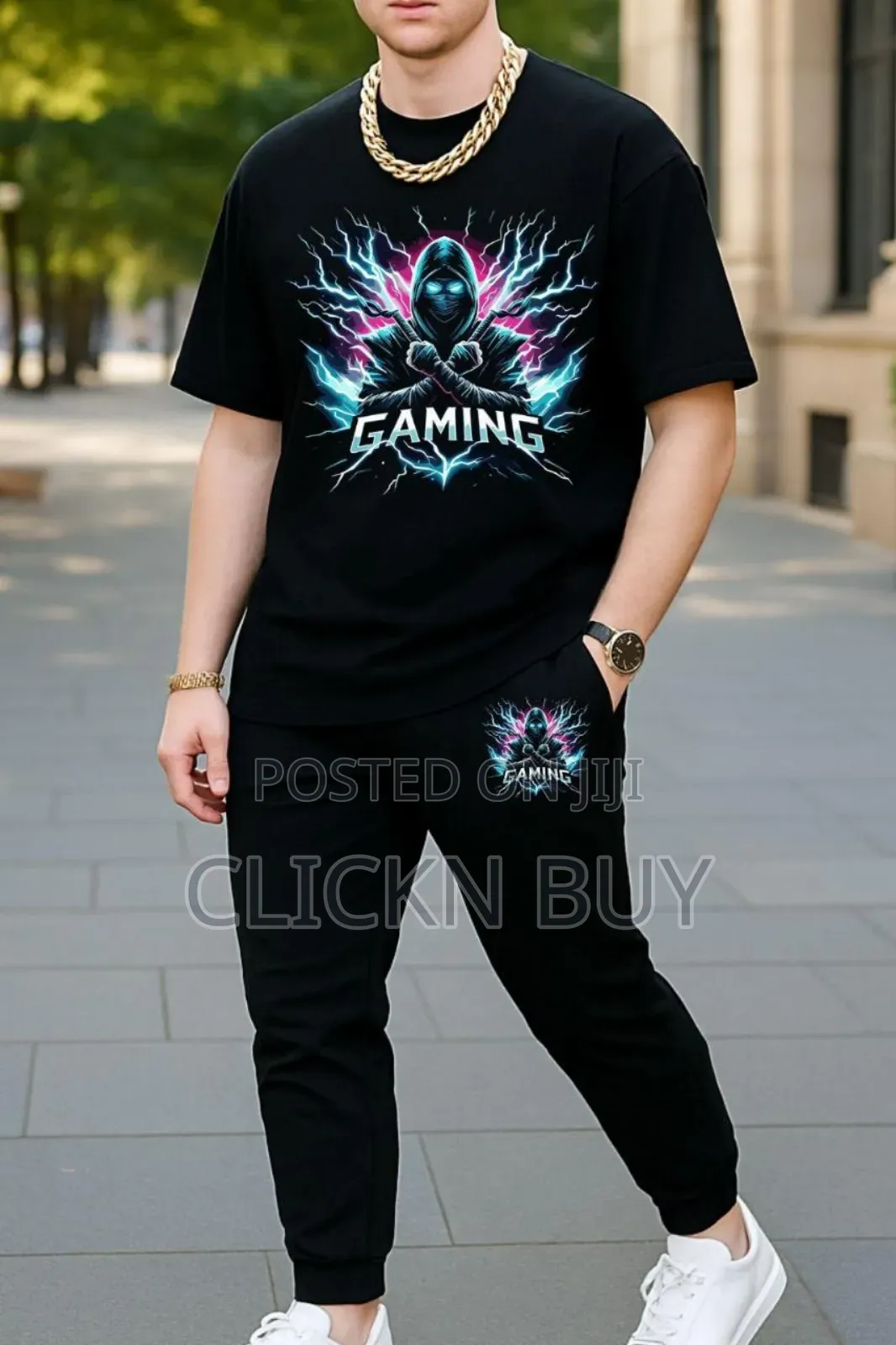 Export Quality 100% Cotton Fabrics Tshirt Trouser Combo Set